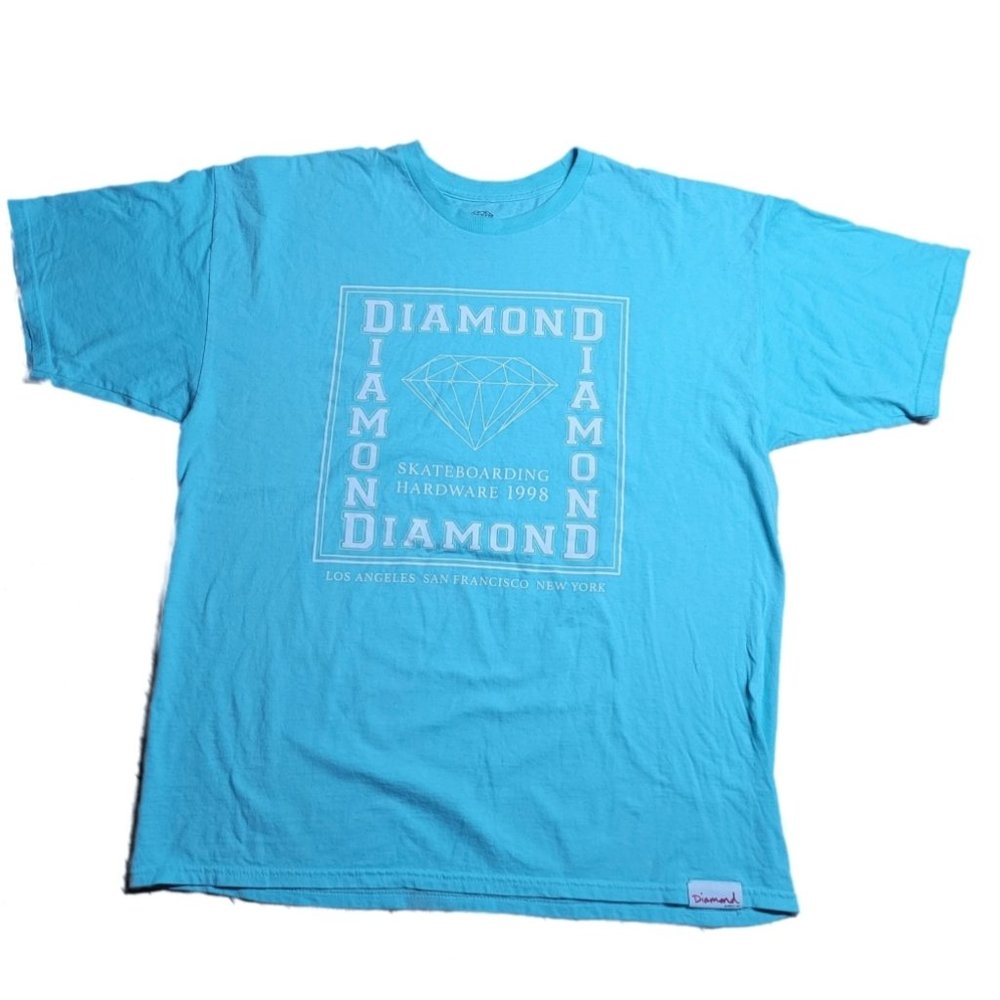DIAMOND SUPPLY CO T-Shirt | Mint Green | XL